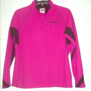 Under Armour Fleece Quarter Zip Pullover Top